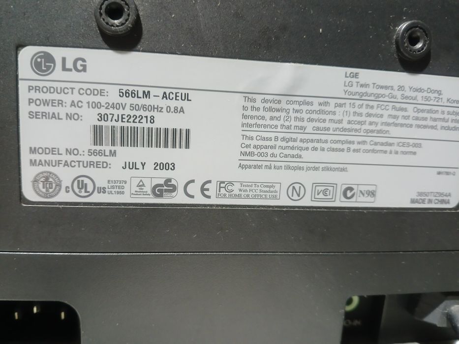Monitores LG usados