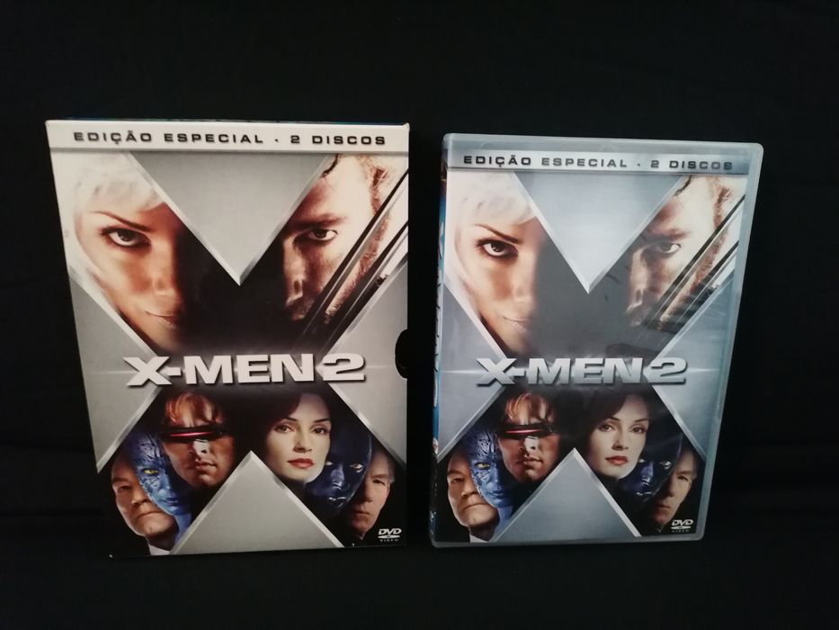 Caixa Edição de 2 dvds do grupo de heróis da Marvel Comics