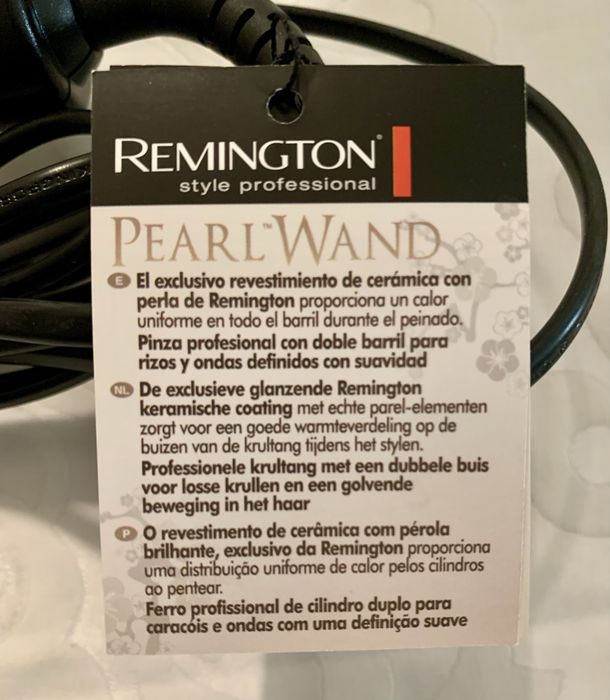 Modelador Cabelo Conique Pearl da Remington CI95 para caracóis NOVO