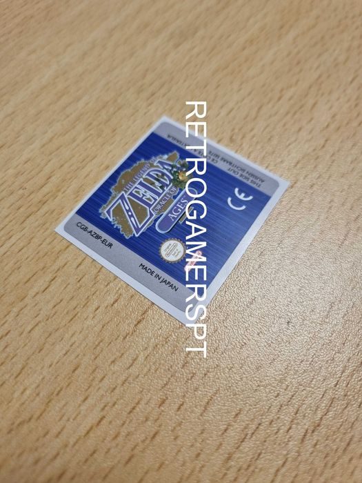 Label de reposição Zelda Oracle of Ages