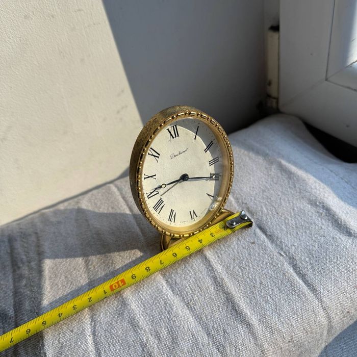 Zegar budzik Szwajcarski Bucherer 8 Days lata 50-60 te