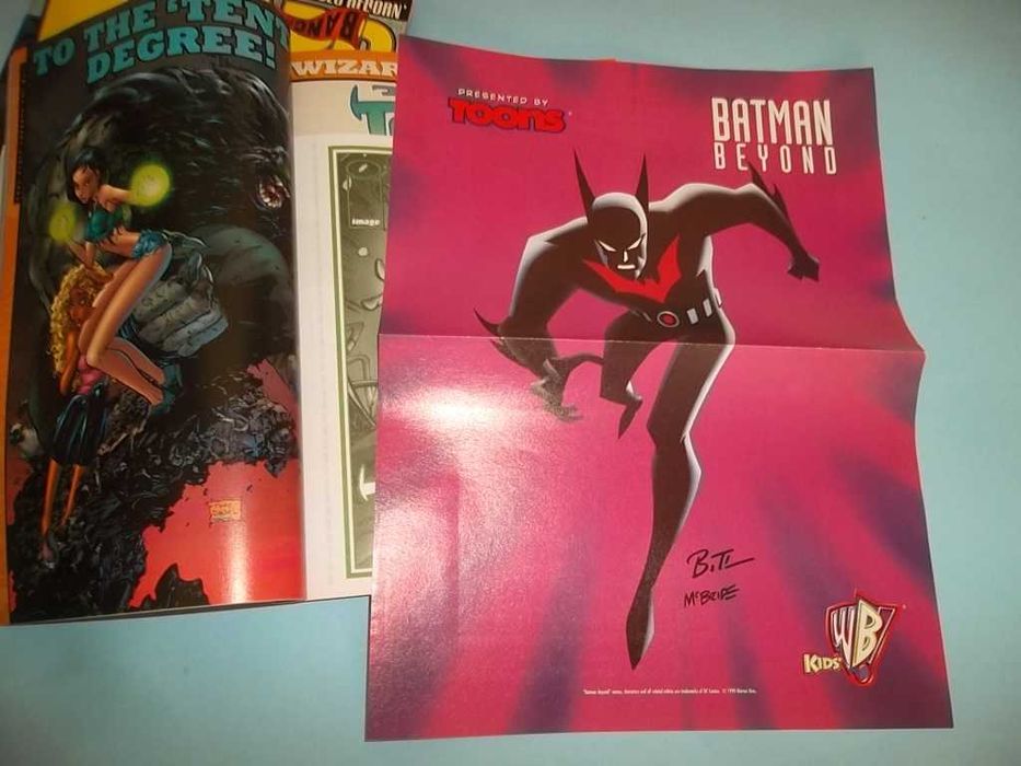 Revista WIZARD americana. Lote com 30 exemplares com os POSTERS