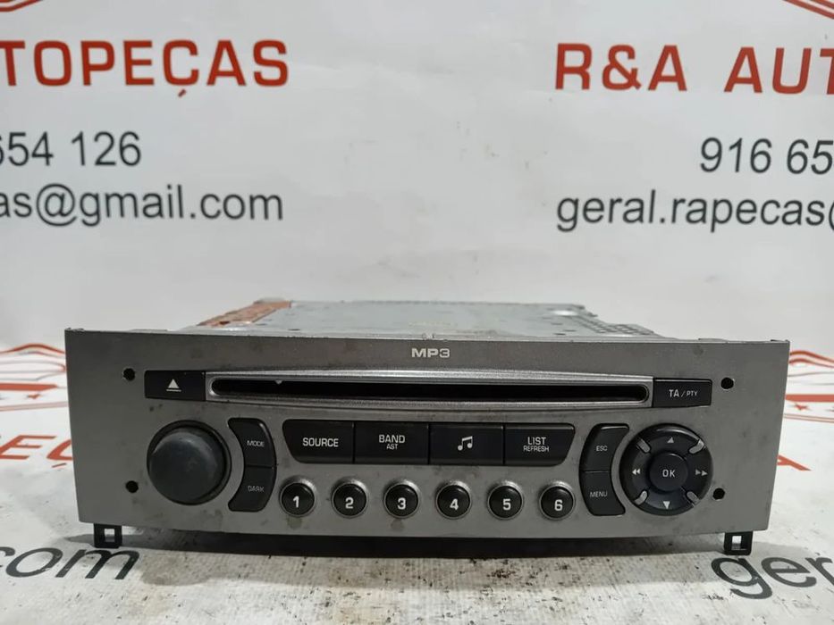 Auto Rádio Peugeot 308 96650206 XH 01 Original