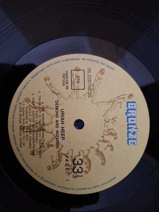 Vinil antigo e raro - Uriah Heep - Demons And Wizards
