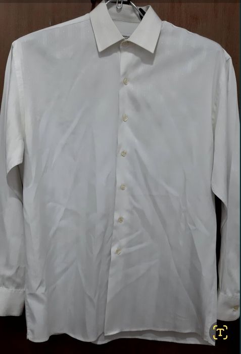 Camisa de seda Victor Emmanuel Paris como nova
