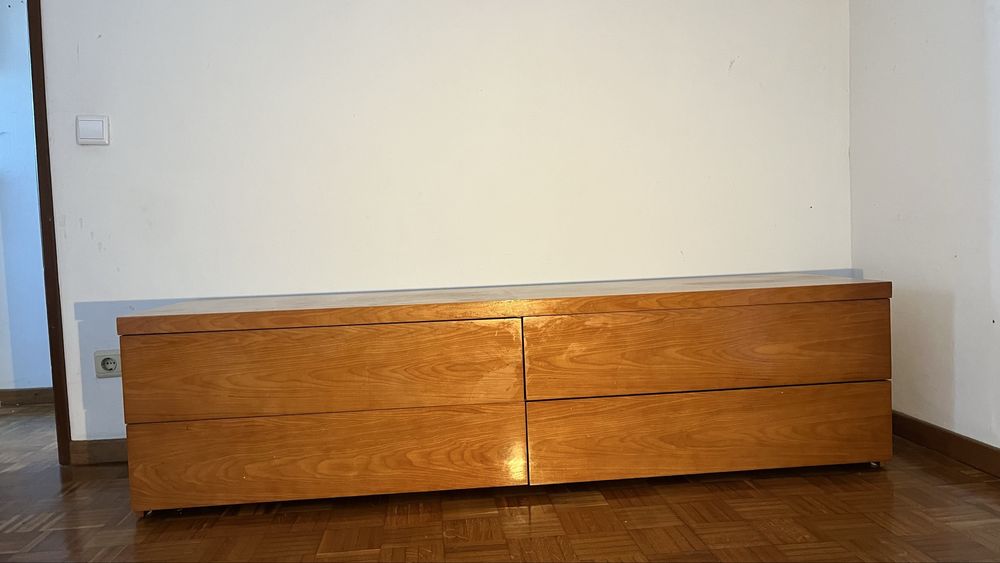 Movel TV 180 x 52 x 46,5 em madeira carvalho Urban Line