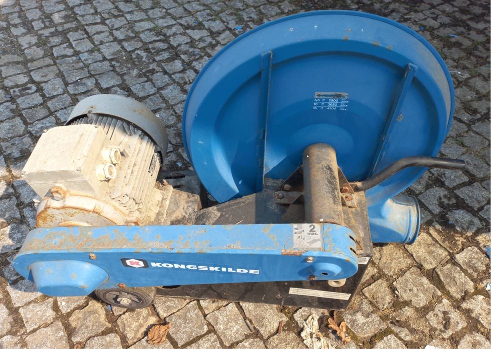 Motor de aspiração ou insuflação Kongskilde