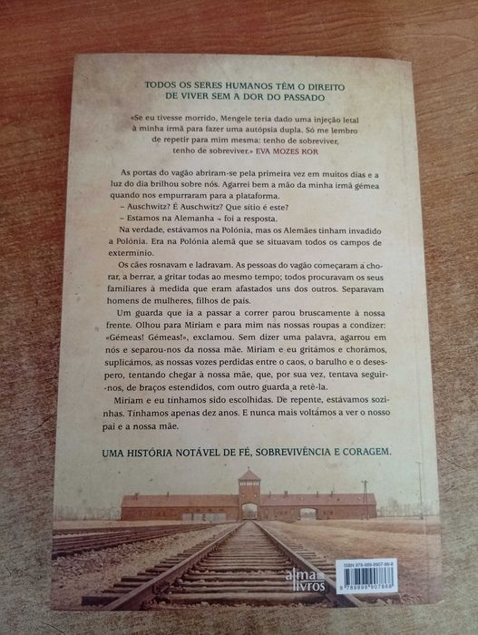 As Gémeas de Auschwitz Uma história real inesquecível de Eva Mozes Kor e Lisa Rojany Buccieri