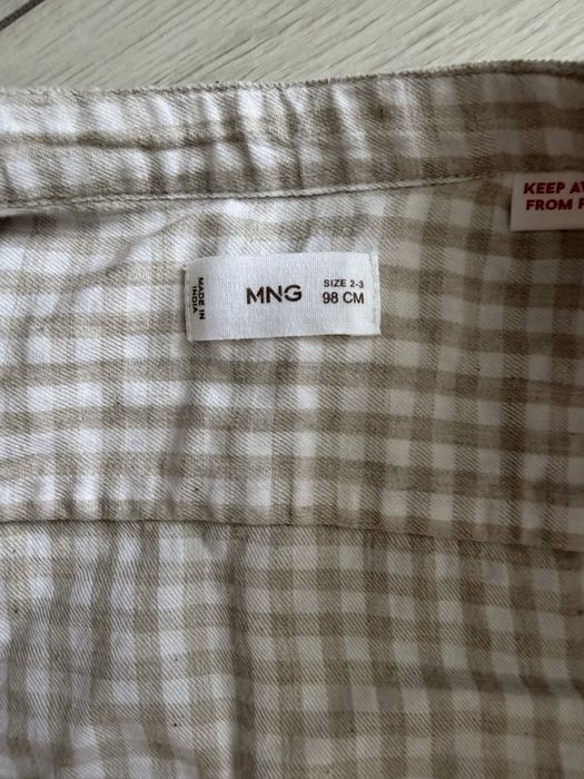 Рубашка на хлопчика mango, 98 ромір