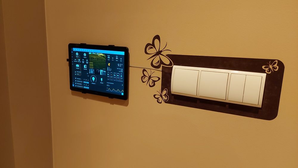 Tablet Huawei MediaTab T5 Home Assistant Wall panel