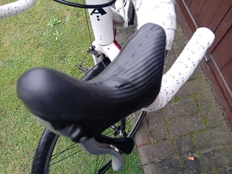 Karbonowy rower gravel, przełaj AXUS campagnolo 2x10 stan dobry