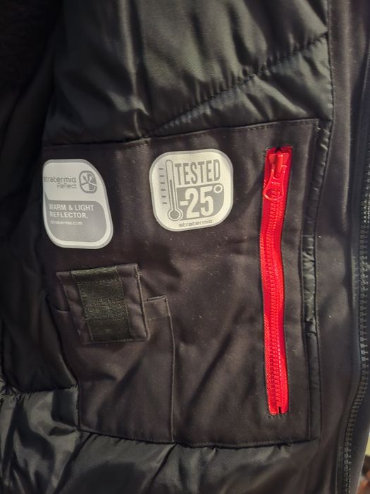 Kurtka decathlon quechua  parka turystyczna męska zimowa L warm