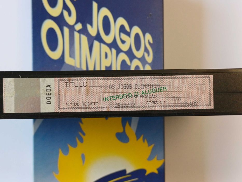 Cassete vídeo VHS – Os jogos olímpicos – 20 anos de grandes momentos