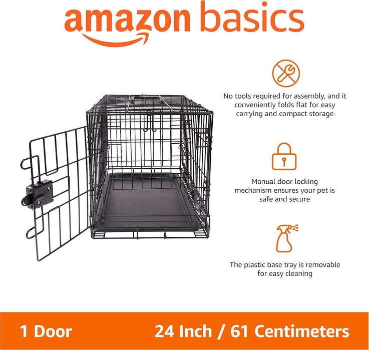 Klatka dla psa / DRUCIANA/ AMAZON BASIC / składana- NOWA