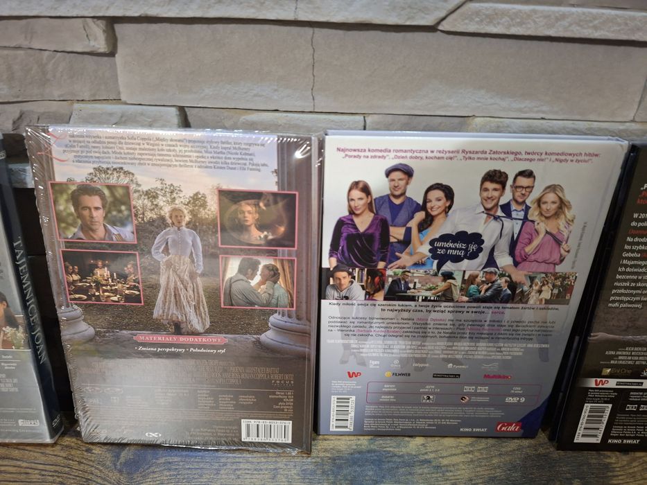 Filmy DVD – zestaw różnych tytułów