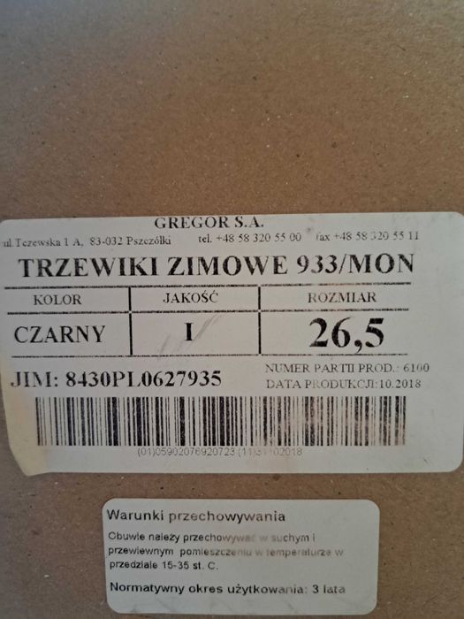 Buty wojskowe Gregor 42 glany