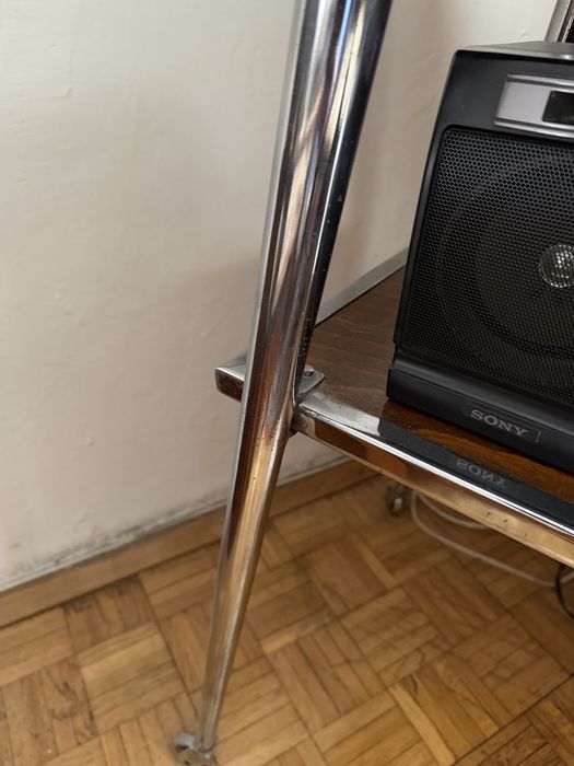 Stolik RTV chromowany Vintage