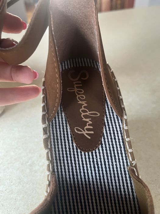 Sandały espadryle Superdry roz. 38