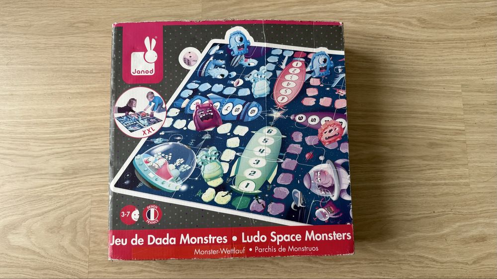 Gra chińczyk puzzle XXL Janod