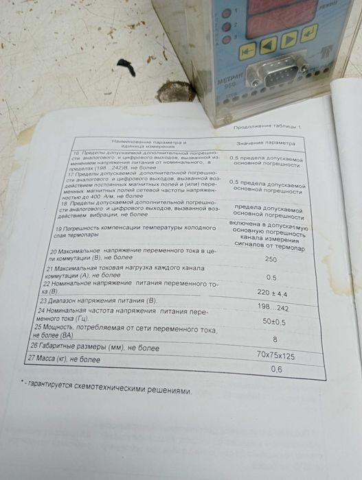 електронний контролер МЕТРАН 950