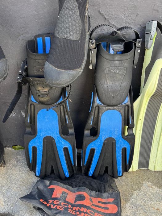 Equipamento completo de mergulho + Fato seco