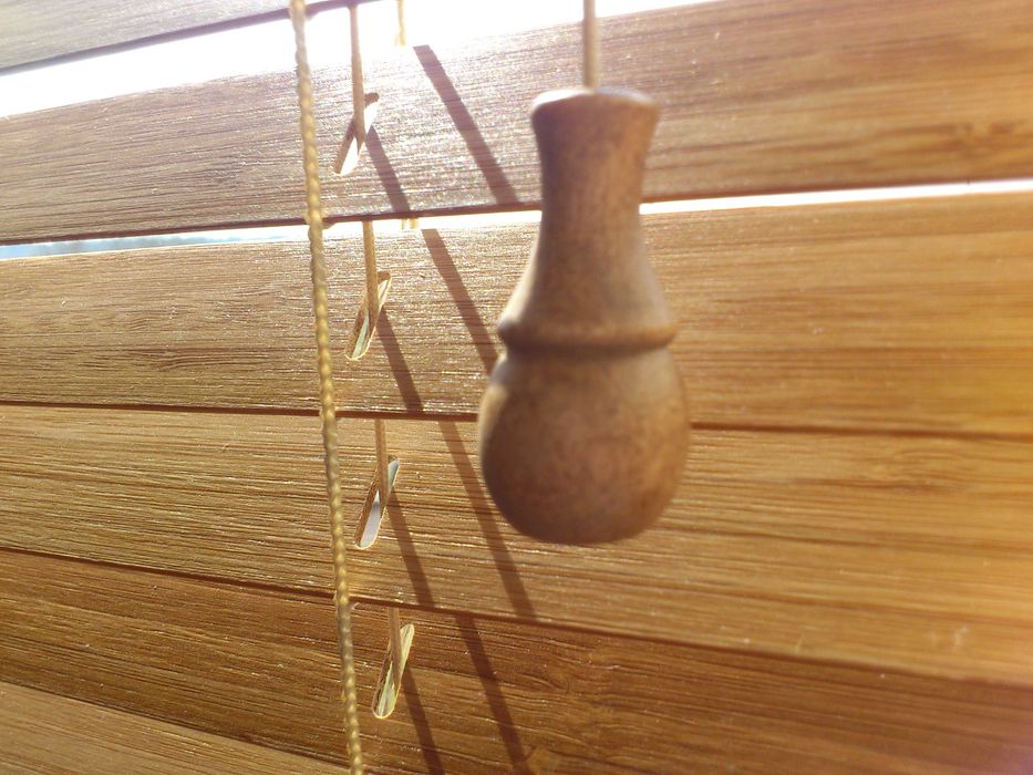 ŻALUZJE BAMBUSOWE 25mm Drewniane  35m 50mm 65mm - NA Wymiar Montaż