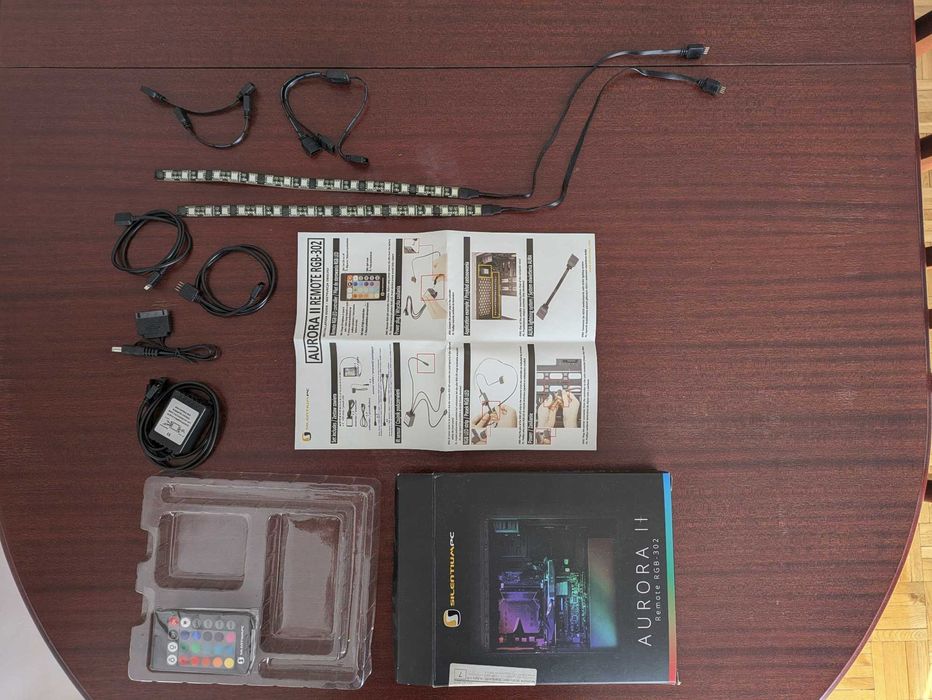 Paski LED do komputera SilentumPC Aurora II Remote rgb-302
