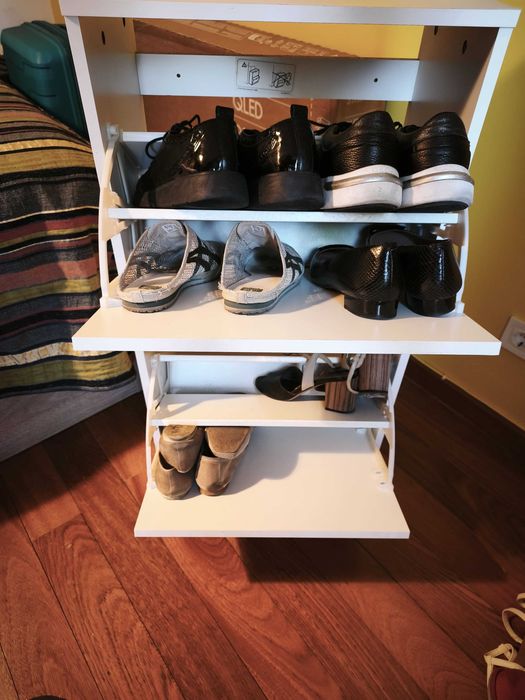 Shoe Cabinet 2 compartments 49 × 28 × 93 cm