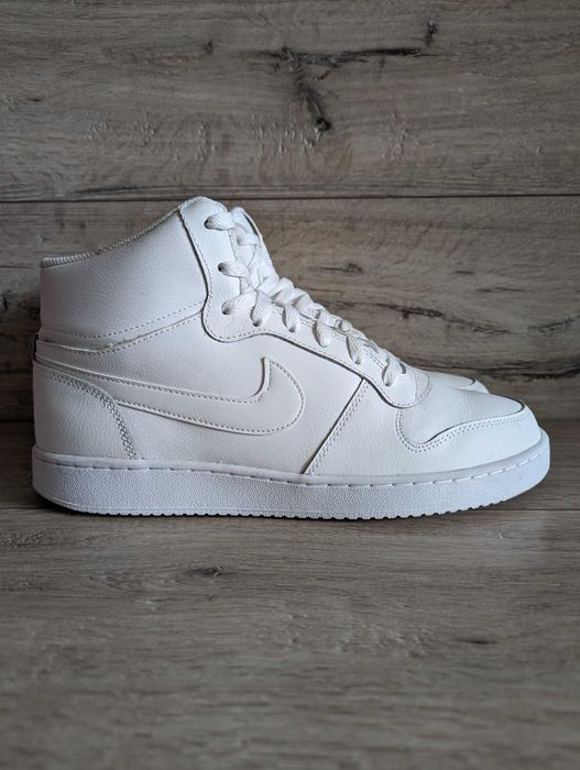 Кожаные высокие кроссовки хай топы б/у Nike Ebernon Mid 42-43р 27,5 см