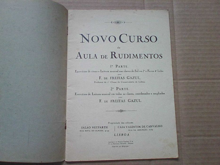 Novo curso da aula de rudimentos