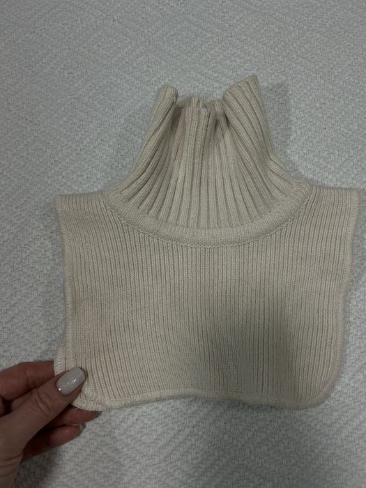 Маніжка, хомут молочного кольору one size, рукавички