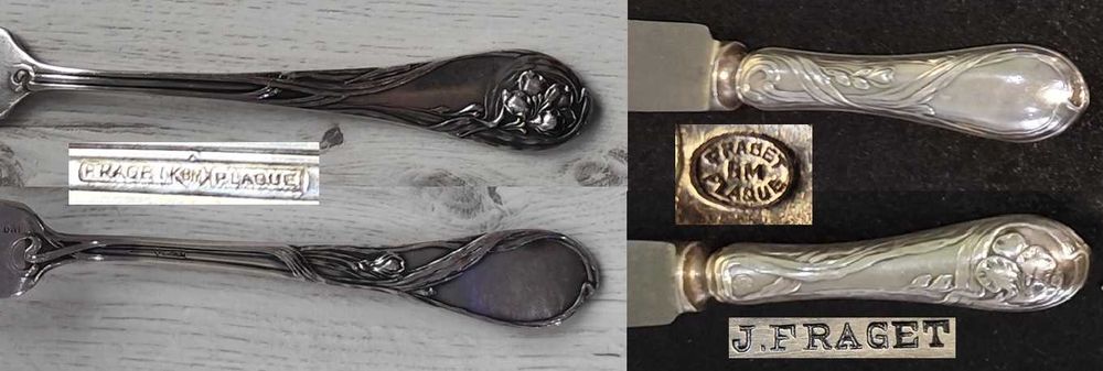 Sztućce Fraget wzór Irys Zestaw 30 szt.