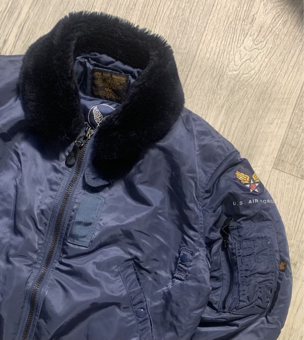 Alpha industries b-15 vintage бомбер cwu-45 ma-1