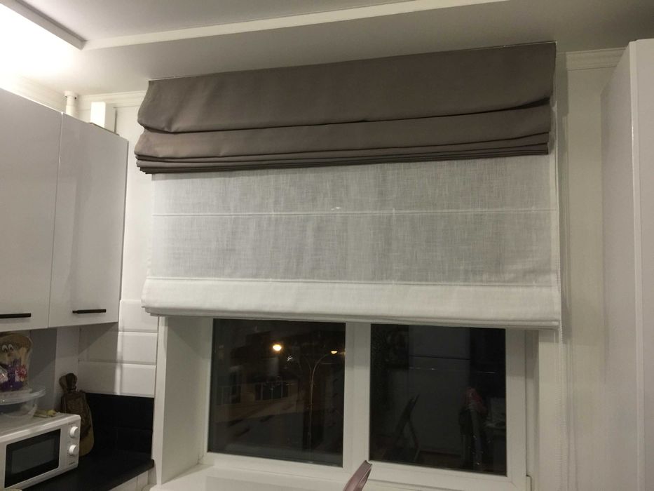 День -ночь , ролеты  , римская штора день-ночь ткань + тюль, жалюзі