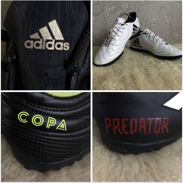 Як нові, оригінальні сороконіжки футзалки Adidas 42,5 42 41,5 27 26,5