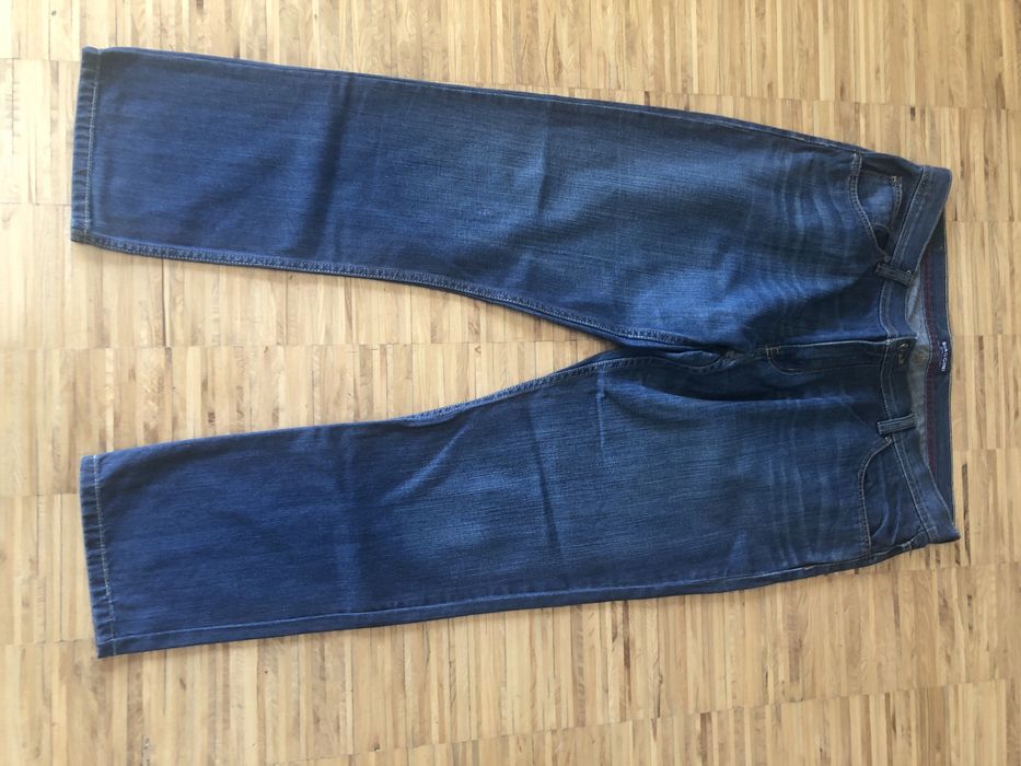 Duże granatowe jeansy 190cm