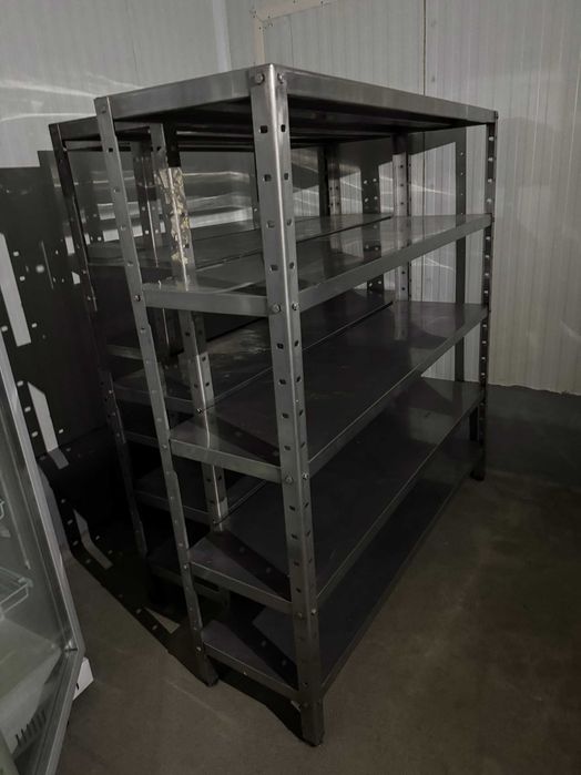 Estante em Inox 4 Prateleiras - 150x40x150 cm