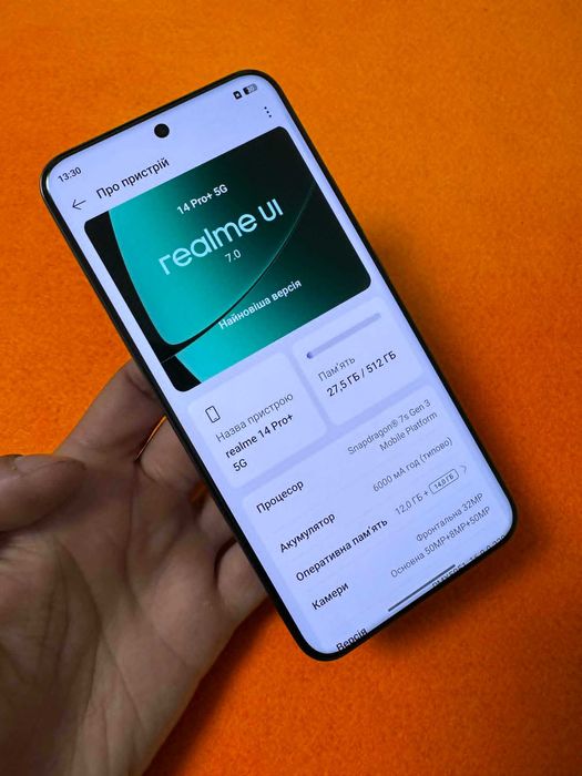 Смартфон Realme 14 Pro + Plus 12/512Gb Global Version Гарантія