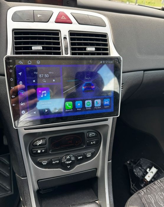 Rádio Android 14 com GPS Peugeot 307 (Artigo Novo)