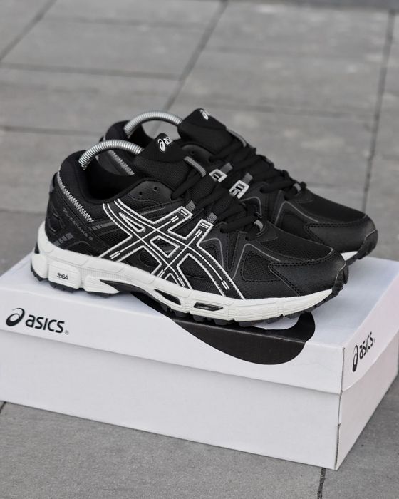 Кросівки Кроссовки Asics Gel-Kahana 8 Black White Чёрный Белый Чорний Білий Кросовки демісезон