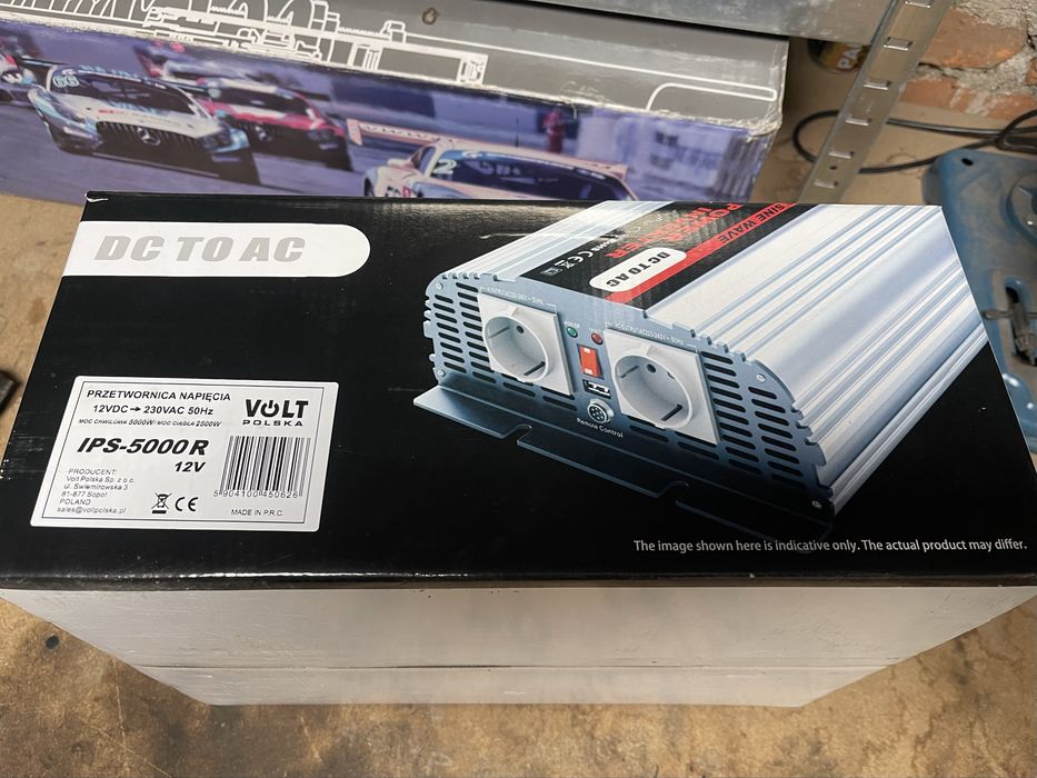 Volt Polska przetwornica 12V 230V 5000W okajza!!! Nowa!!! NAJTANIEJ!!!