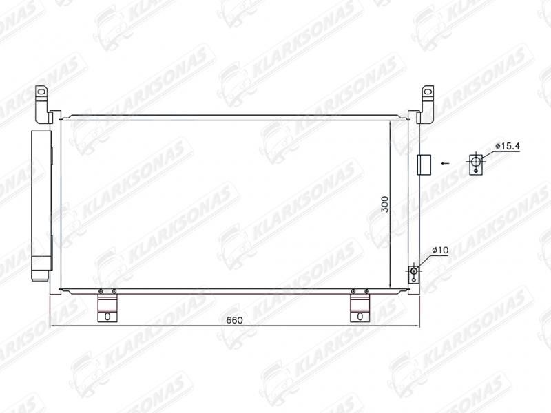 Кондиціонер SUBARU FORESTER 2015 - 2018 73210SG000