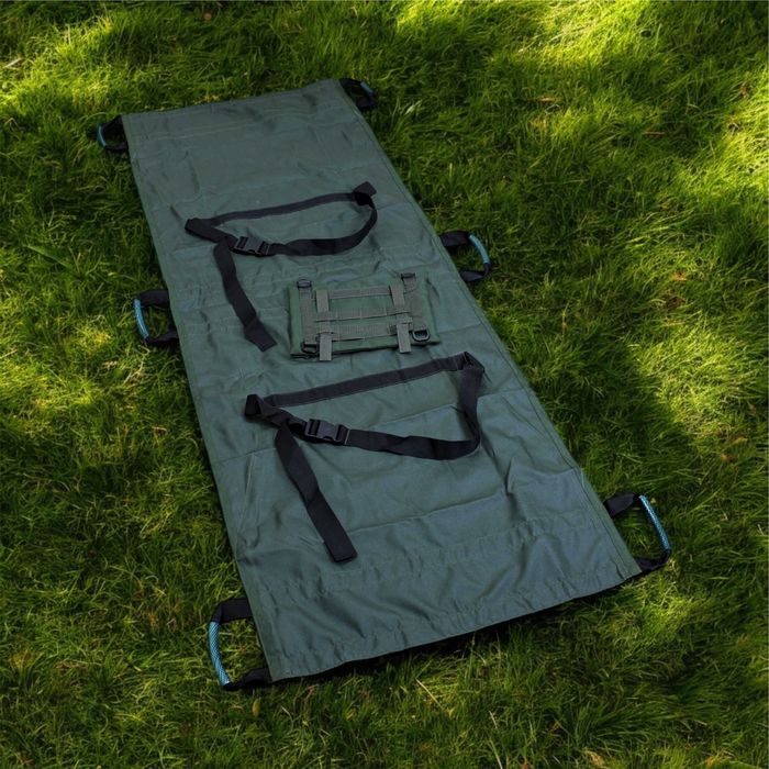 Ноші евакуаційні безкаркасні тактичні м'які. Носилки військові складні
