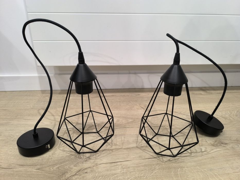 Dwie lampy wiszące Inspire 19075 Loftowe stalowe E27 Łódź