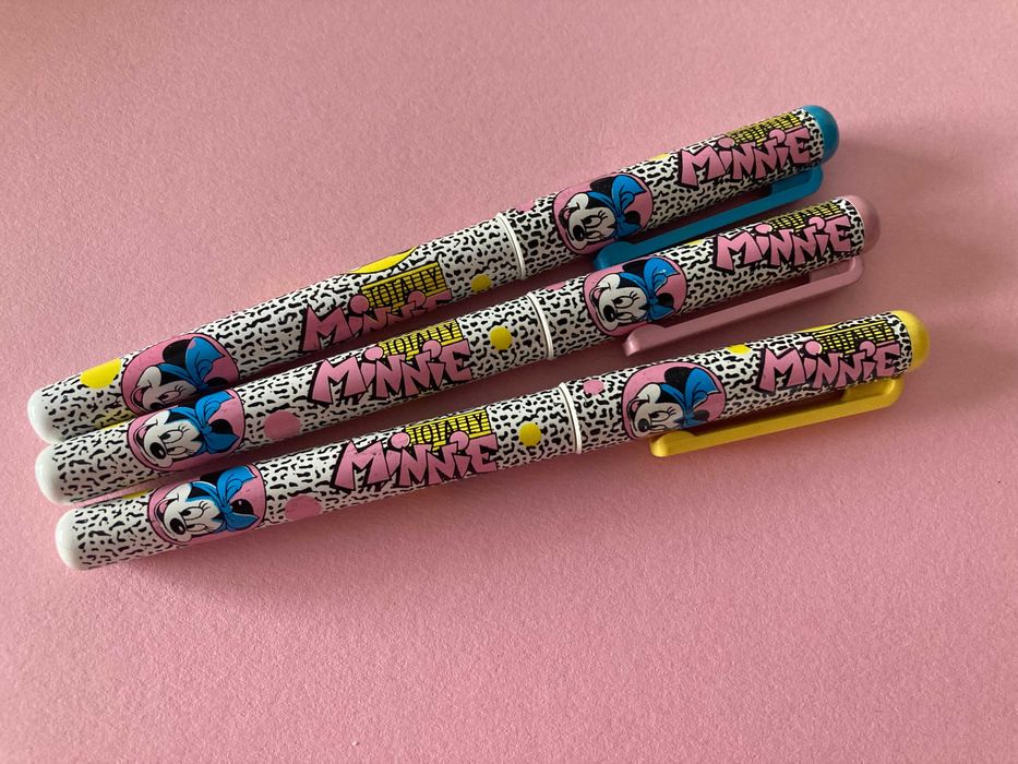 Canetas de Tinta Permanente Totally Minnie Anos 80 Japan