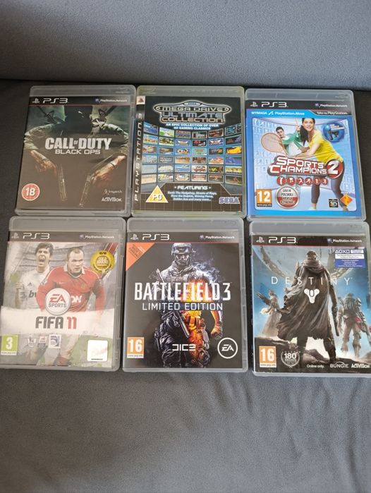Zestaw płyt na PS3