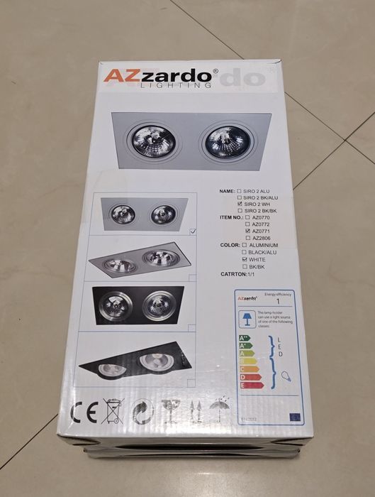 Oprawa oświeteniowa Azzardo Siro 2 (3szt)