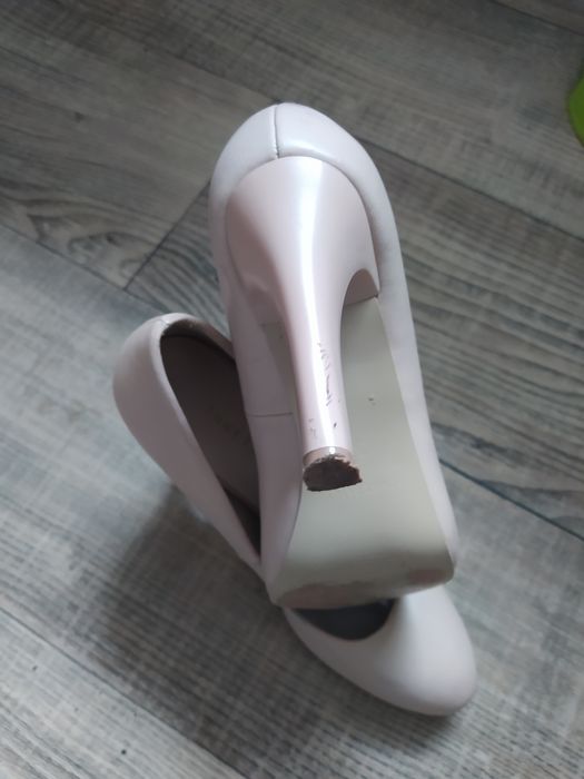 Buty damskie  kolor brudny róż