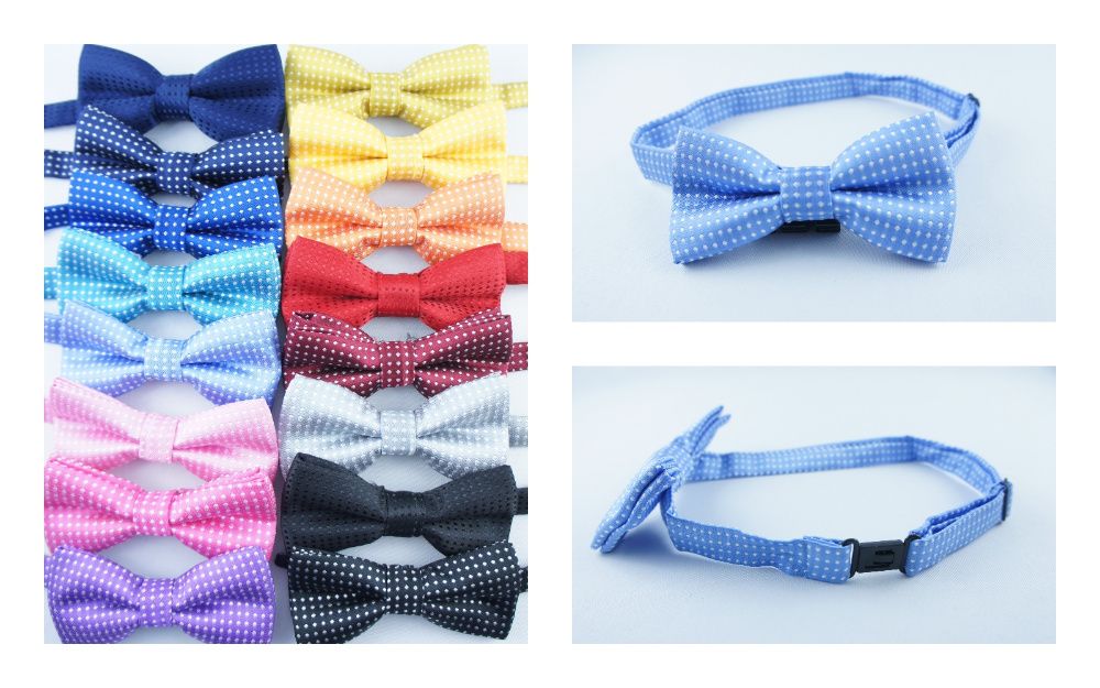 Muszka chłopięca, mucha dziecięca! Czerwona, czarna, granatowa, niebie