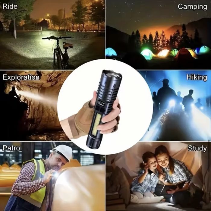 Lanterna LED com 5 modos